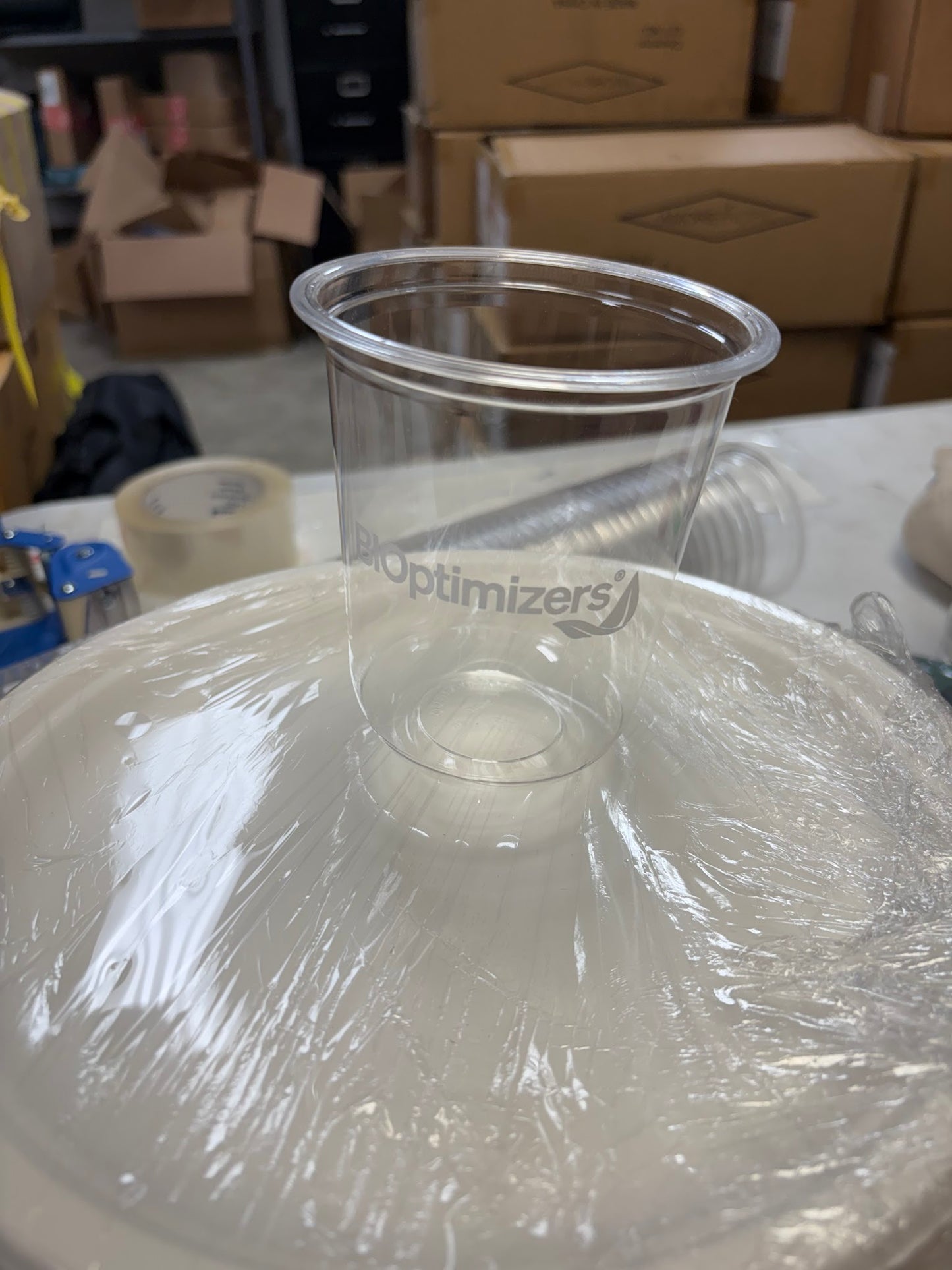 Plastic Cups with Bio Logo